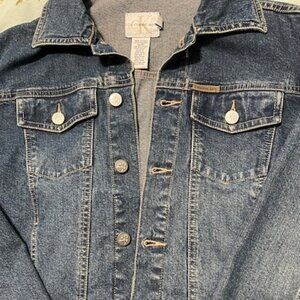 Calvin Klein Denim Jacket New Without Tags